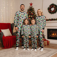 Black Cat Christmas Christmas Pajama Set Xmas Holiday Patterns - Wonder Print Shop