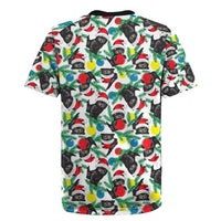 Black Cat Christmas Christmas Rugby Jersey Xmas Holiday Patterns - Wonder Print Shop