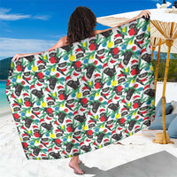 Black Cat Christmas Christmas Sarong Xmas Holiday Patterns - Wonder Print Shop