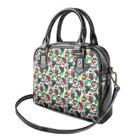 Black Cat Christmas Christmas Shoulder Handbag Xmas Holiday Patterns - Wonder Print Shop