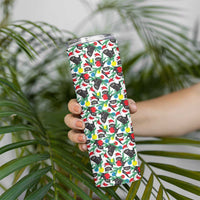 Black Cat Christmas Christmas Skinny Tumbler Xmas Holiday Patterns - Wonder Print Shop