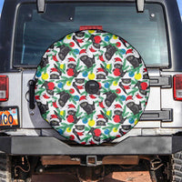 Black Cat Christmas Christmas Spare Tire Cover Xmas Holiday Patterns - Wonder Print Shop