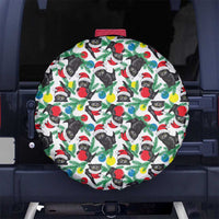 Black Cat Christmas Christmas Spare Tire Cover Xmas Holiday Patterns - Wonder Print Shop