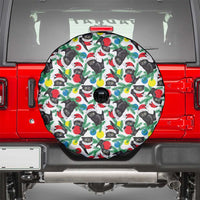 Black Cat Christmas Christmas Spare Tire Cover Xmas Holiday Patterns - Wonder Print Shop