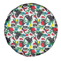Black Cat Christmas Christmas Spare Tire Cover Xmas Holiday Patterns - Wonder Print Shop