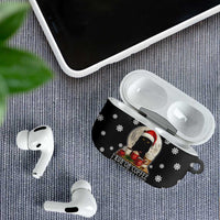 Black Cat Run On Coffee AirPods Case Xmas Holiday Patterns - Wonder Print Shop