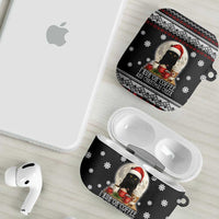 Black Cat Run On Coffee AirPods Case Xmas Holiday Patterns - Wonder Print Shop