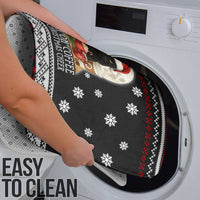 Black Cat Run On Coffee Bathroom Set Xmas Holiday Patterns - Wonder Print Shop