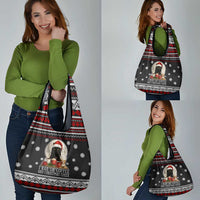 Black Cat Run On Coffee Grocery Bag Xmas Holiday Patterns - Wonder Print Shop