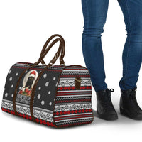 Black Cat Run On Coffee Travel Bag Xmas Holiday Patterns - Wonder Print Shop