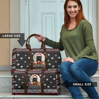 Black Cat Run On Coffee Travel Bag Xmas Holiday Patterns - Wonder Print Shop