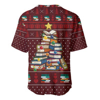 Book Pine Merry Christmas Baseball Jersey Xmas Holiday Patterns - Wonder Print Shop