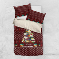 Book Pine Merry Christmas Bedding Set Xmas Holiday Patterns - Wonder Print Shop