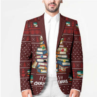 Book Pine Merry Christmas Blazer Xmas Holiday Patterns - Wonder Print Shop