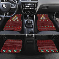 Book Pine Merry Christmas Car Mats Xmas Holiday Patterns - Wonder Print Shop