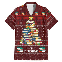 Book Pine Merry Christmas Family Matching Mermaid Dress and Hawaiian Shirt Xmas Holiday Patterns - Wonder Print Shop