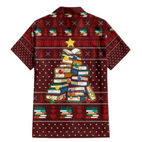 Book Pine Merry Christmas Family Matching Mermaid Dress and Hawaiian Shirt Xmas Holiday Patterns - Wonder Print Shop