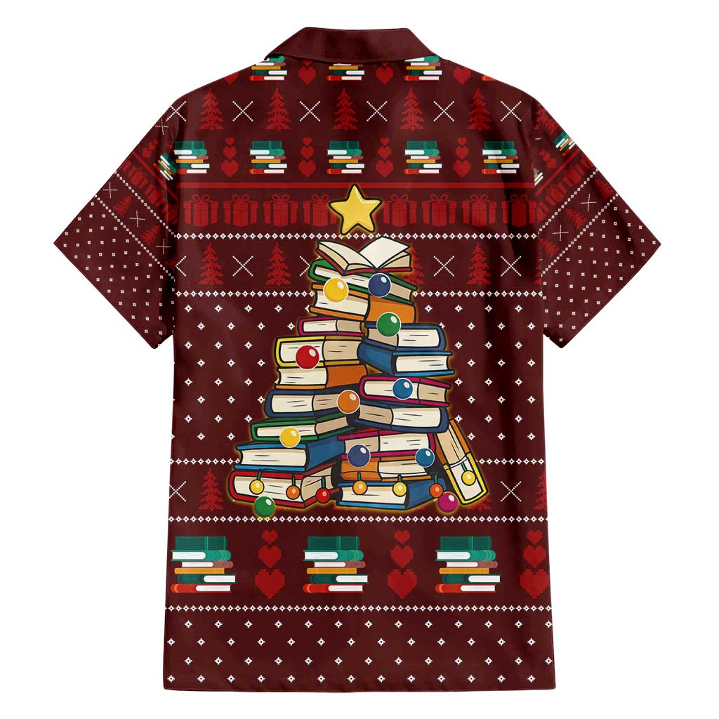 Book Pine Merry Christmas Hawaiian Shirt Xmas Holiday Patterns - Wonder Print Shop