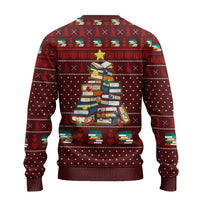 Book Pine Merry Christmas Ugly Christmas Sweater Xmas Holiday Patterns - Wonder Print Shop
