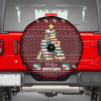 Book Pine Merry Christmas Spare Tire Cover Xmas Holiday Patterns - Wonder Print Shop