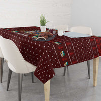 Book Pine Merry Christmas Tablecloth Xmas Holiday Patterns - Wonder Print Shop