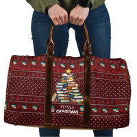 Book Pine Merry Christmas Travel Bag Xmas Holiday Patterns - Wonder Print Shop