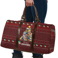 Book Pine Merry Christmas Travel Bag Xmas Holiday Patterns - Wonder Print Shop
