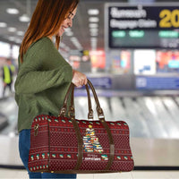 Book Pine Merry Christmas Travel Bag Xmas Holiday Patterns - Wonder Print Shop