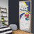 Curacao Christmas Door Cover with Santa Lizard Crown Gifts Snowflakes and Holiday Icons Design - Wonder Print Shop