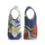 Curacao Christmas Knitted V-Neck Vest with Santa Lizard Crown Gifts Snowflakes and Holiday Icons Design - Wonder Print Shop