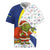 Curacao Christmas Rugby Jersey with Santa Lizard Crown Gifts Snowflakes and Holiday Icons Design - Wonder Print Shop