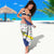 Curacao Christmas Sarong with Santa Lizard Crown Gifts Snowflakes and Holiday Icons Design - Wonder Print Shop