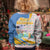 Somalia Christmas Kid Ugly Christmas Sweater with Santa Cheetah Christmas Tree Village Scene and Festive Snowflake - Wonder Print Shop