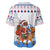 Somalia Christmas Baseball Jersey with Santa on Camel Christmas Tree Ornaments Candy Canes and Snowflake - Wonder Print Shop