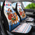 Somalia Christmas Car Seat Cover with Santa on Camel Christmas Tree Ornaments Candy Canes and Snowflake - Wonder Print Shop