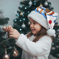 Somalia Christmas Santa Hat with Santa on Camel Christmas Tree Ornaments Candy Canes and Snowflake - Wonder Print Shop