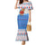 Somalia Christmas Family Matching Mermaid Dress and Hawaiian Shirt with Santa on Camel Christmas Tree Ornaments Candy Canes and Snowflake - Wonder Print Shop