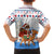 Somalia Christmas Family Matching Off The Shoulder Long Sleeve Dress and Hawaiian Shirt with Santa on Camel Christmas Tree Ornaments Candy Canes and Snowflake - Wonder Print Shop