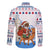 Somalia Christmas Family Matching Short Sleeve Bodycon Dress and Hawaiian Shirt with Santa on Camel Christmas Tree Ornaments Candy Canes and Snowflake - Wonder Print Shop