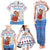 Somalia Christmas Family Matching Tank Maxi Dress and Hawaiian Shirt with Santa on Camel Christmas Tree Ornaments Candy Canes and Snowflake - Wonder Print Shop
