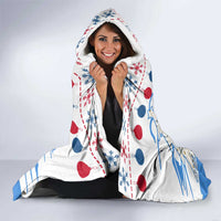 Somalia Christmas Hooded Blanket with Santa on Camel Christmas Tree Ornaments Candy Canes and Snowflake - Wonder Print Shop