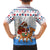 Somalia Christmas Kid Hawaiian Shirt with Santa on Camel Christmas Tree Ornaments Candy Canes and Snowflake - Wonder Print Shop