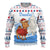 Somalia Christmas Ugly Christmas Sweater with Santa on Camel Christmas Tree Ornaments Candy Canes and Snowflake - Wonder Print Shop
