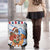 Somalia Christmas Luggage Cover with Santa on Camel Christmas Tree Ornaments Candy Canes and Snowflake - Wonder Print Shop