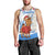 Somalia Christmas Men Tank Top with Santa on Camel Christmas Tree Ornaments Candy Canes and Snowflake - Wonder Print Shop