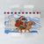 Somalia Christmas Tablecloth with Santa on Camel Christmas Tree Ornaments Candy Canes and Snowflake - Wonder Print Shop