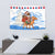Somalia Christmas Tapestry with Santa on Camel Christmas Tree Ornaments Candy Canes and Snowflake - Wonder Print Shop