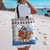 Somalia Christmas Tote Bag with Santa on Camel Christmas Tree Ornaments Candy Canes and Snowflake - Wonder Print Shop