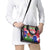 Gambia Christmas Shoulder Handbag with Santa Hippo National Coat of Arms Snowflakes and Festive Holiday - Wonder Print Shop