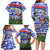Gambia Christmas Family Matching Long Sleeve Bodycon Dress and Hawaiian Shirt with Santa Birds Gift Boxes Forest Scene and Snowflake Pattern Design - Wonder Print Shop